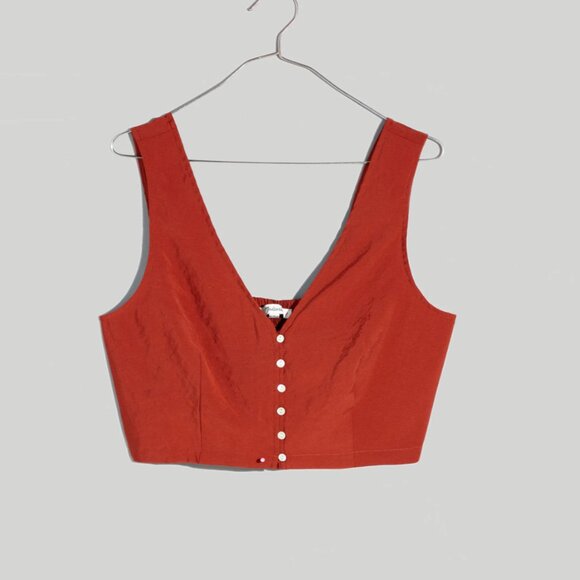 Softdrape Gwen Crop Vest Top - Picture 1 of 3